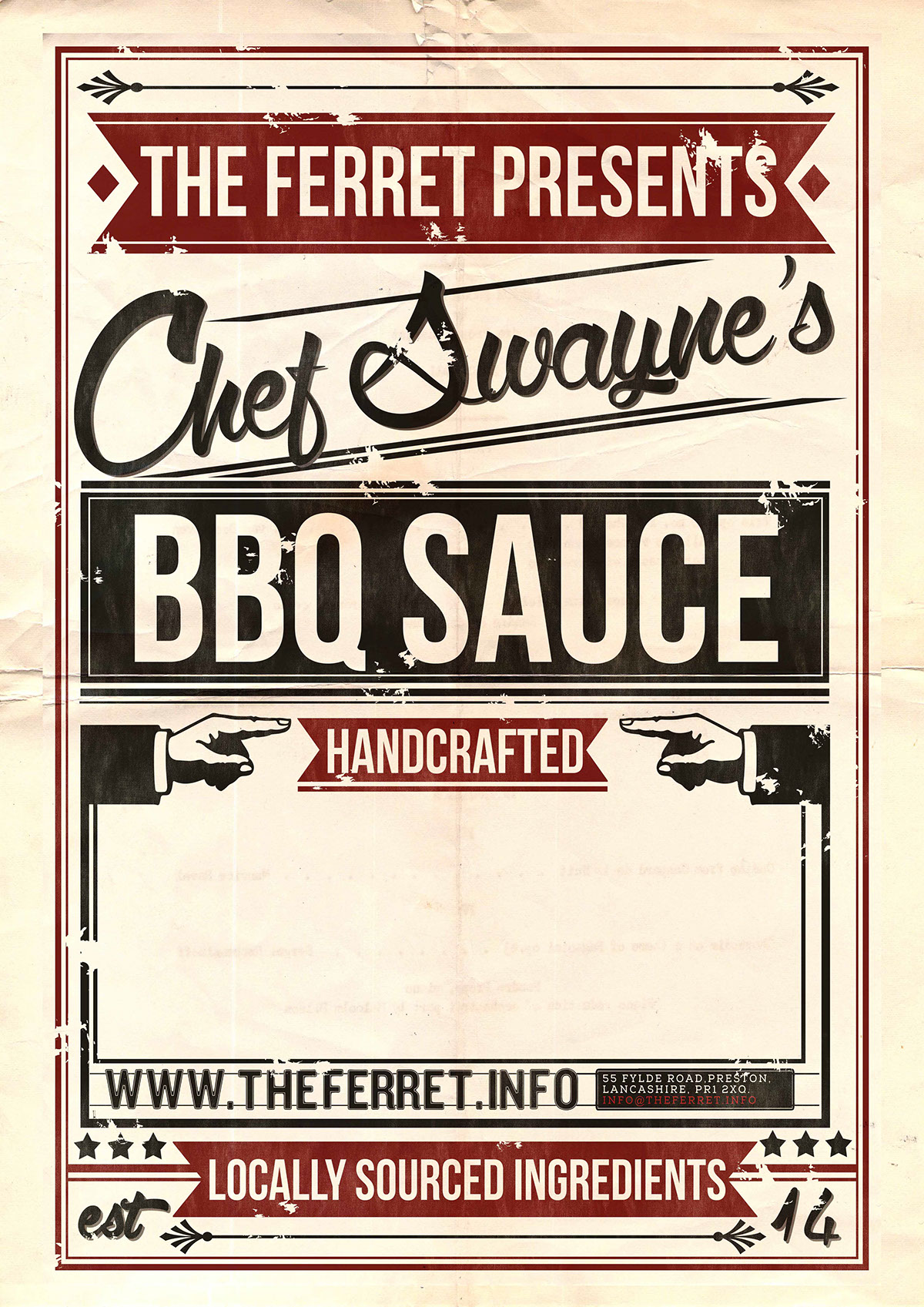 Label logo vintage BBQ sauce texture Labeldesign poster posterdesign menudesign logodesign brand Retro vectorart lettering