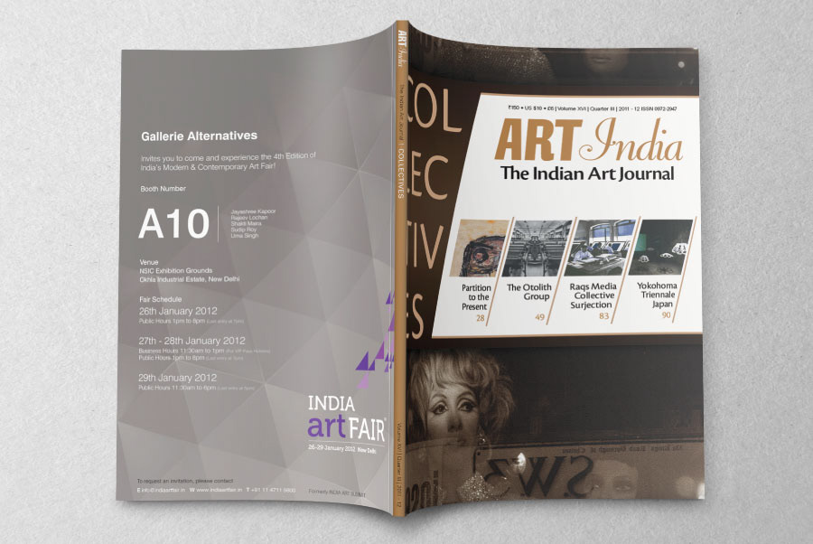 magazine Quarterly publication ART India Zine  art periodical Quarterly indian