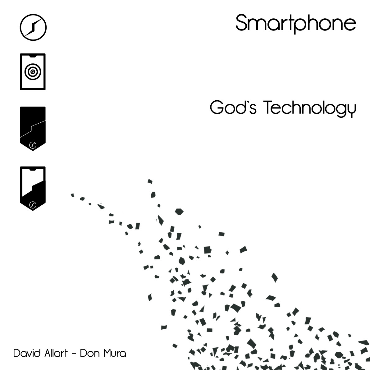 smartphone phone tablet shell thunder God Technology black White God's Technology glossy graphic david allart david allart don mura don mura product