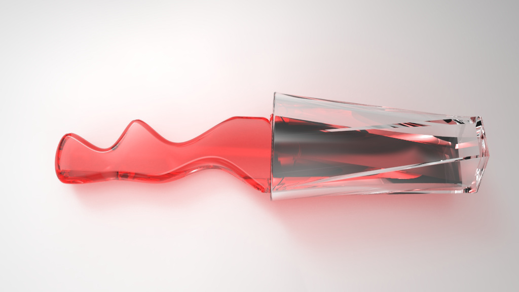 sourbh Grab-cad Liquid-effect fallen glass