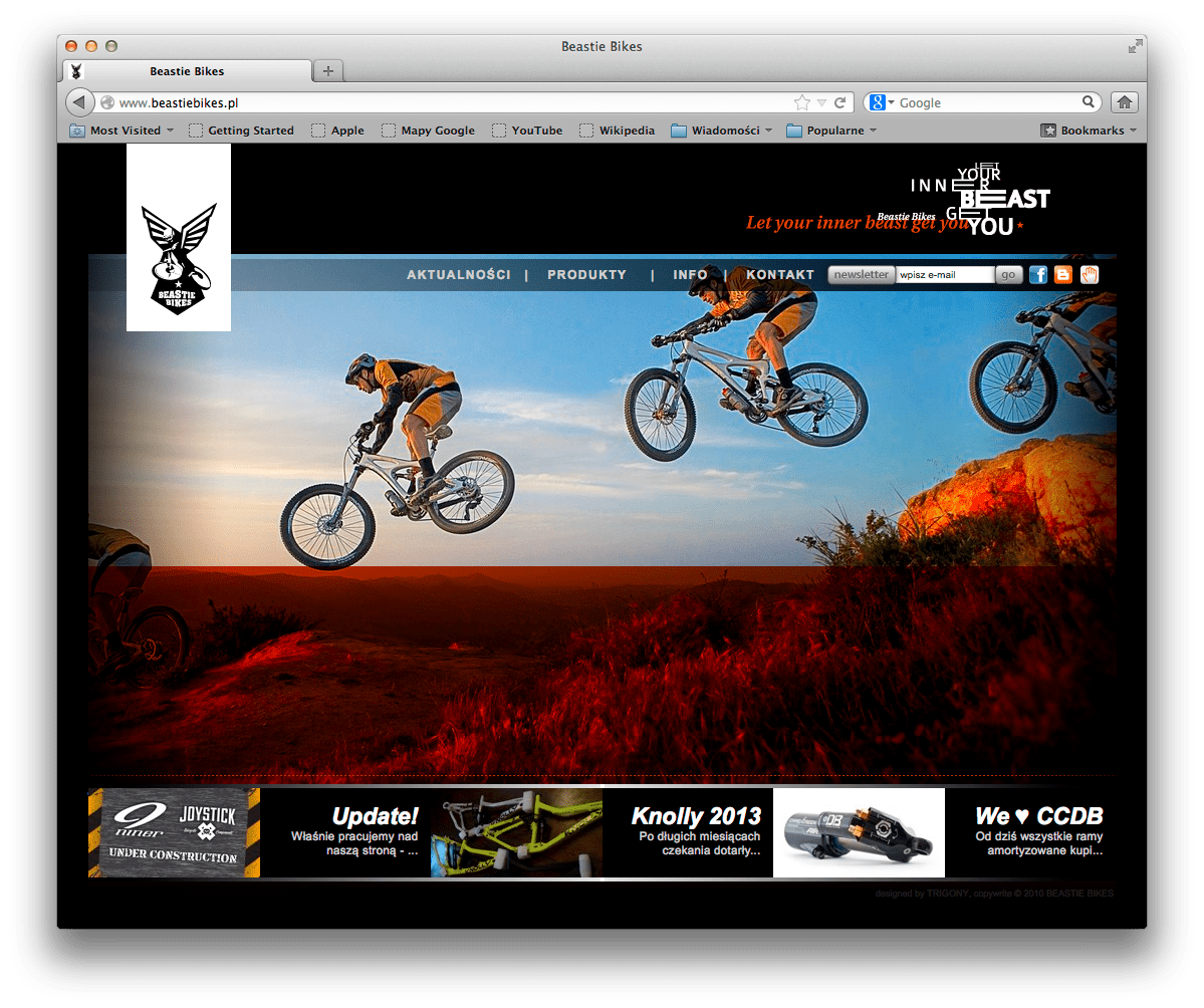 bikes Web Design  branding  visual identity beastie beast gif ILLUSTRATION 