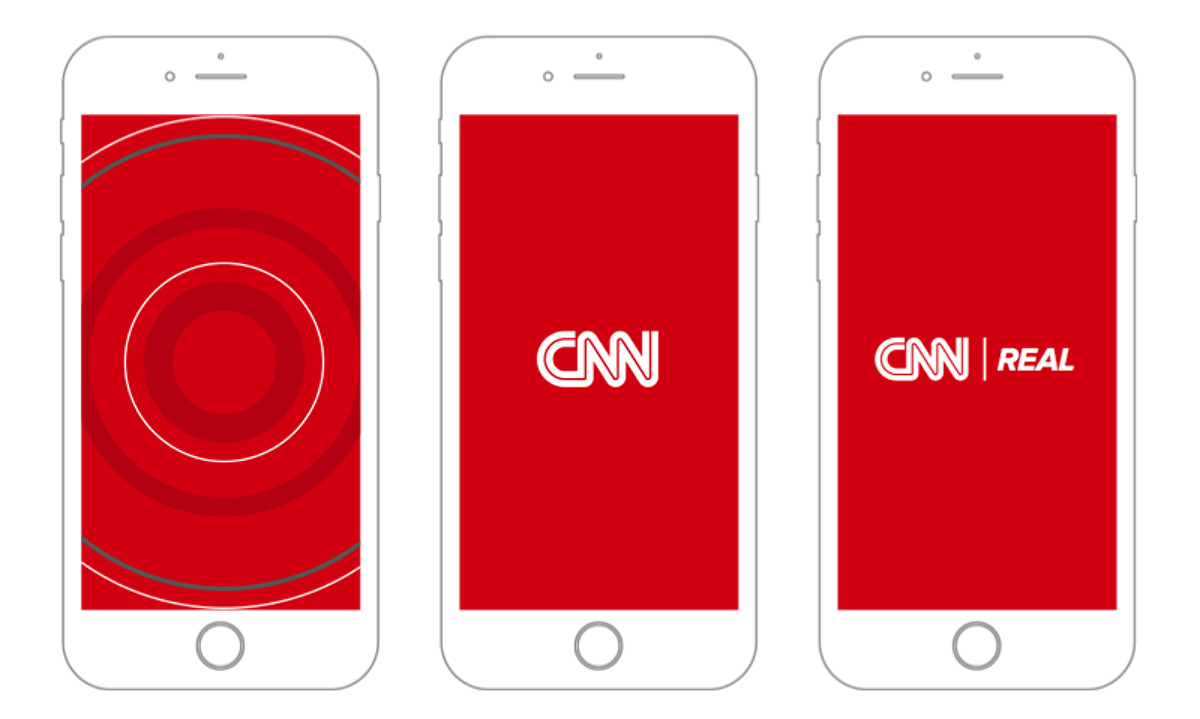 CNN digital app app design mock up news media