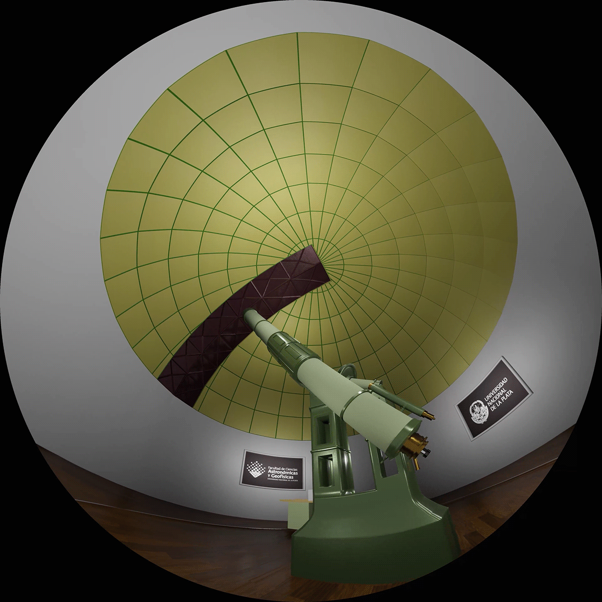 planetarium 3D blender 3d full dome Telescope astronomy EEVEE render 3d modeling 3d animation 3ds max