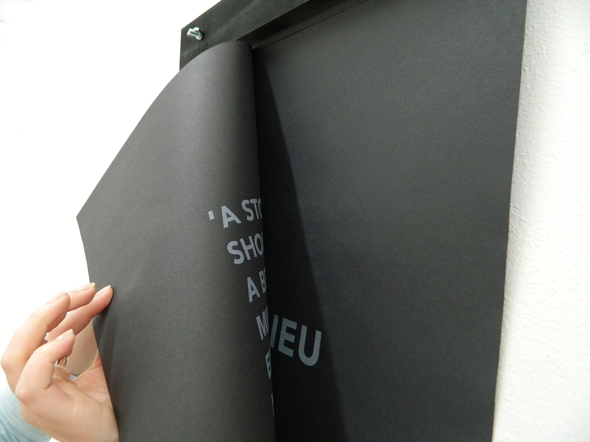 Jean-Luc Godard festival film festival avenir type black White poster interactive New Wave DVD invide ticket Perforation interactive poster