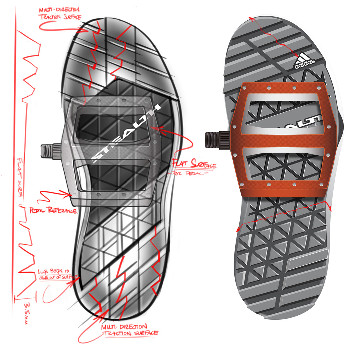 adidas Terrex footwear design