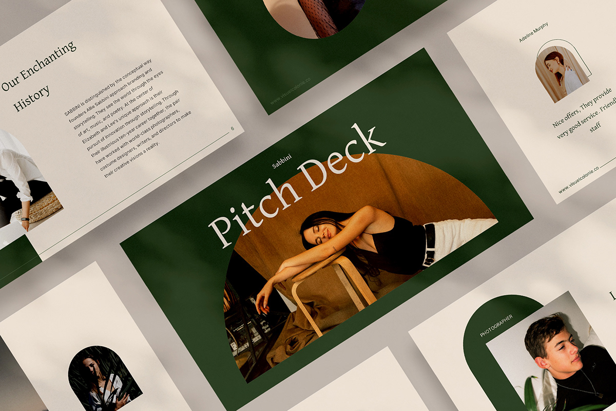 business deck marketing   pitch deck portfolio Powerpoint presentation Project Proposal template