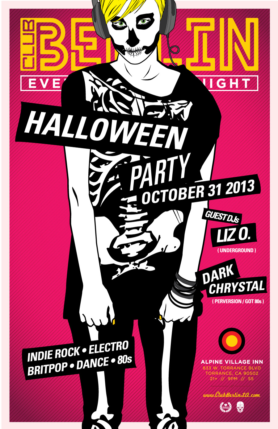 Halloween poster berlin gig poster Poster Design