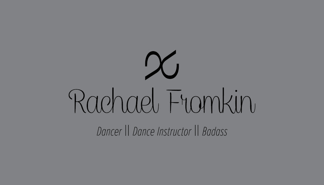 Christian DeKnock business card logo dancer Dance Instructor clean polished professional