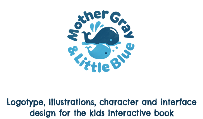 Whale fish game app sea Ocean colorful kids interactive swim octopus bird owl