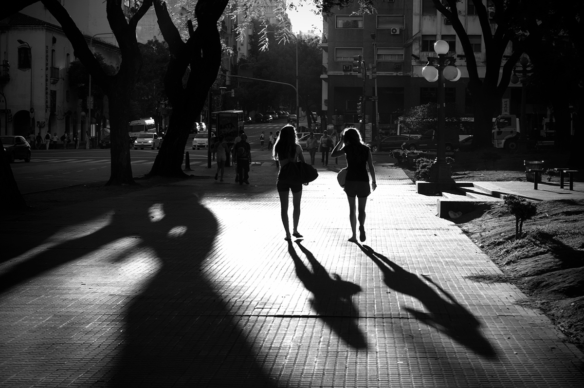 buenos aires black and white Shadows