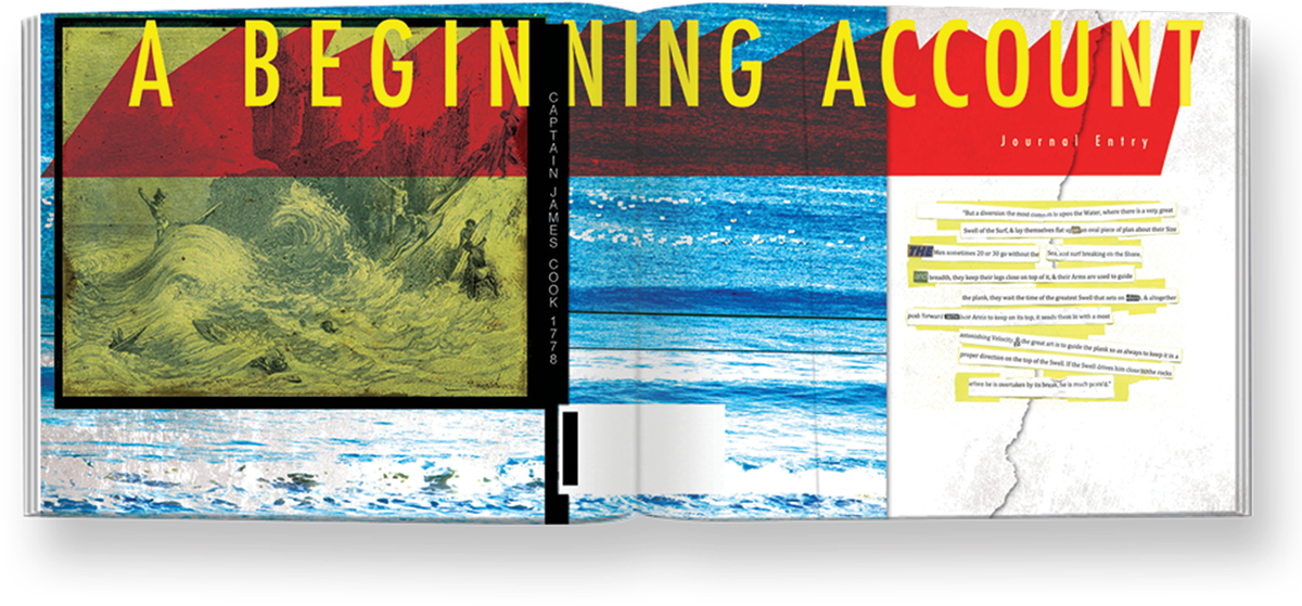 book surfing fearlessness Layout Design Book Layout