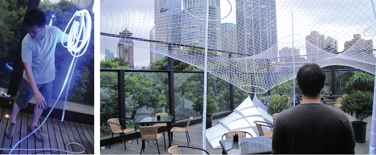 MoCA Shanghai canopy Form Finding