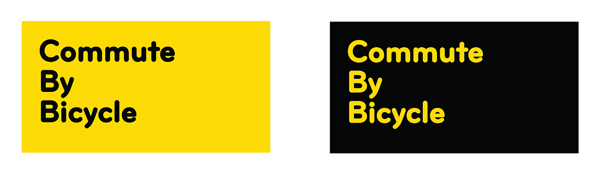 Bicycle bicicleta yellow amarillo dots points commute by bycicle COBBI identity brand brand identity