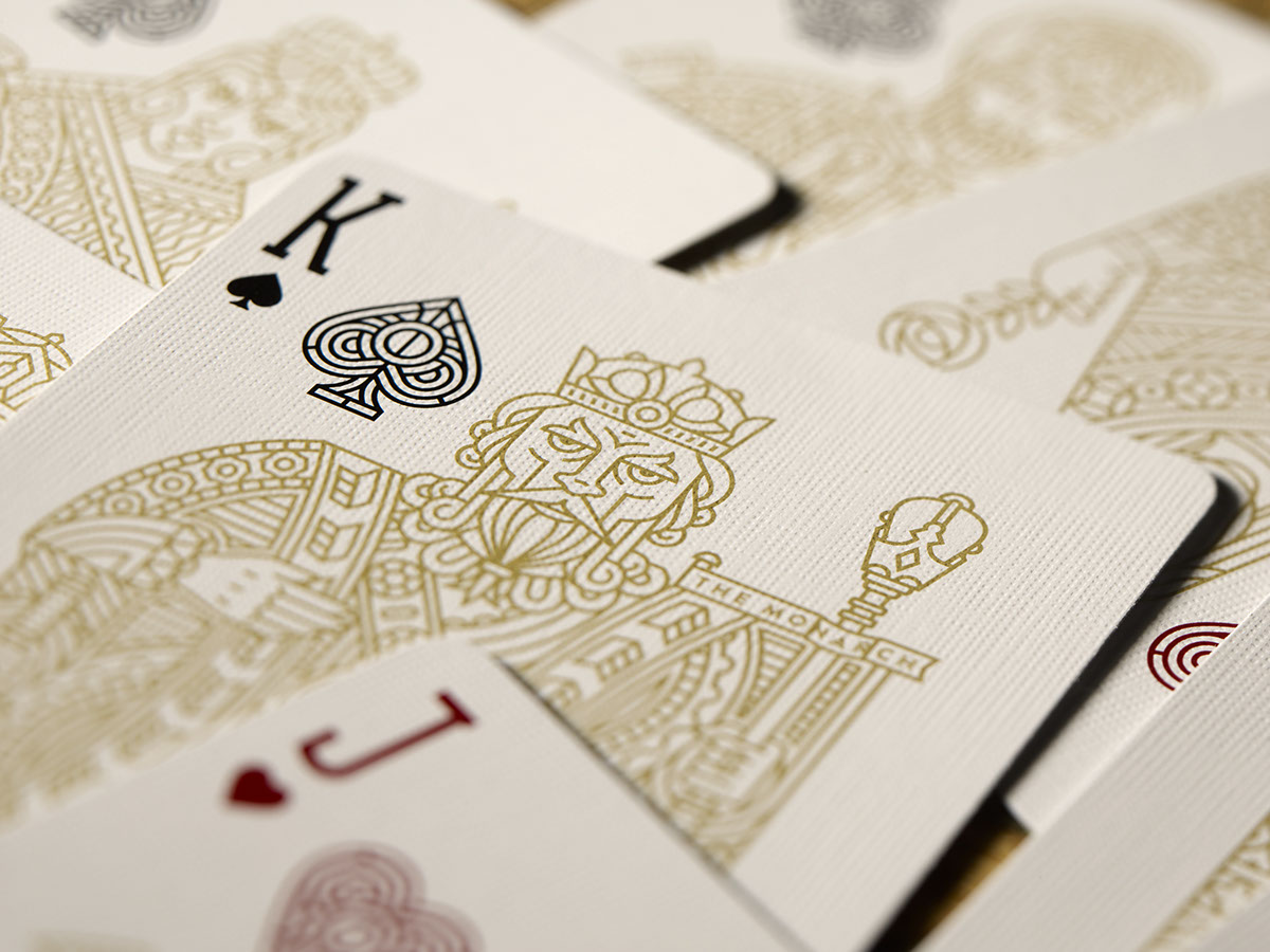 Playing Cards ace joker gold chad michael ILLUSTRATION  ornate intricate package design  design