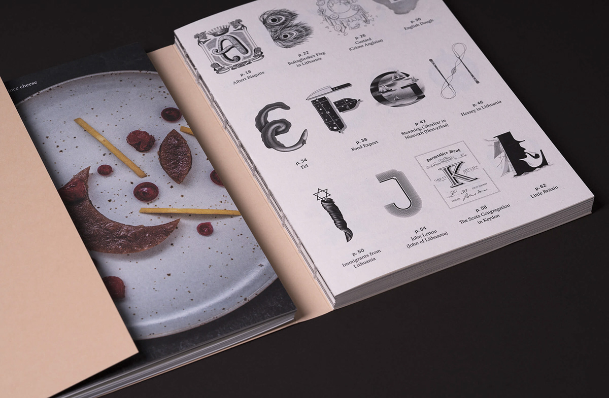 book godspeed godspeed branding lithuania gastronomy Food  recipes typography   letters alphabet