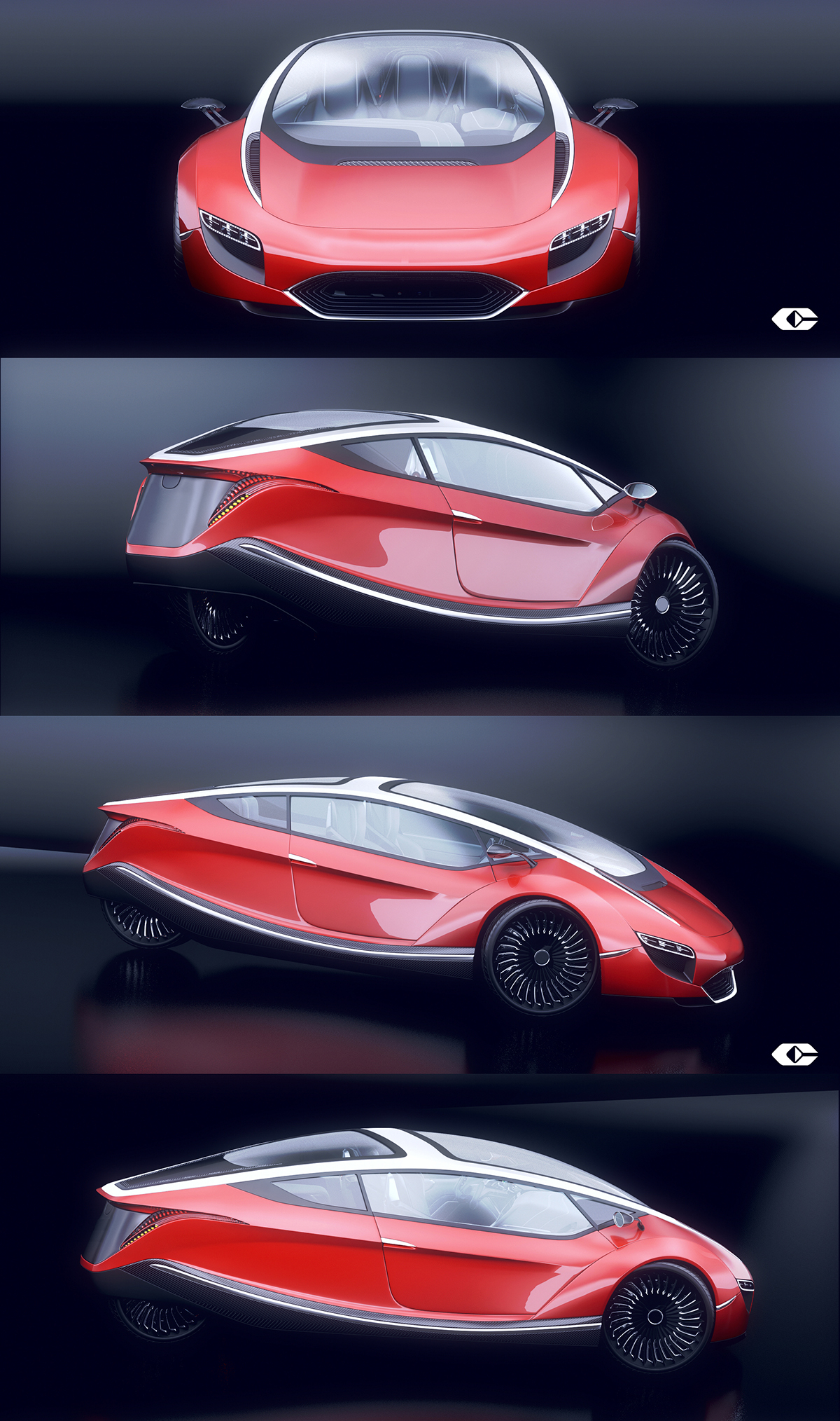 INVISIUM concept car paulo pawel CZYZEWSKI tricar TRI CAR