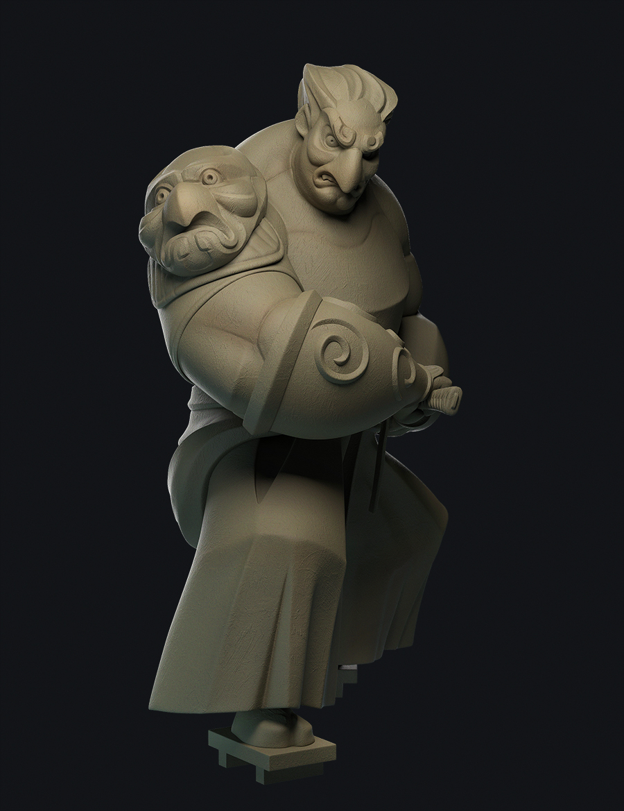 tengu Zbrush Maya sculpture Character design