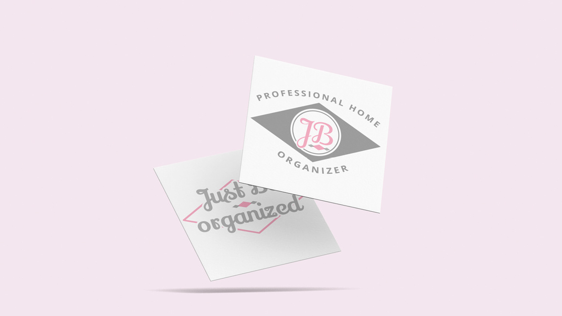 branding  cleaning service logo Logo Design logo development logos organizer logo pink and gray
