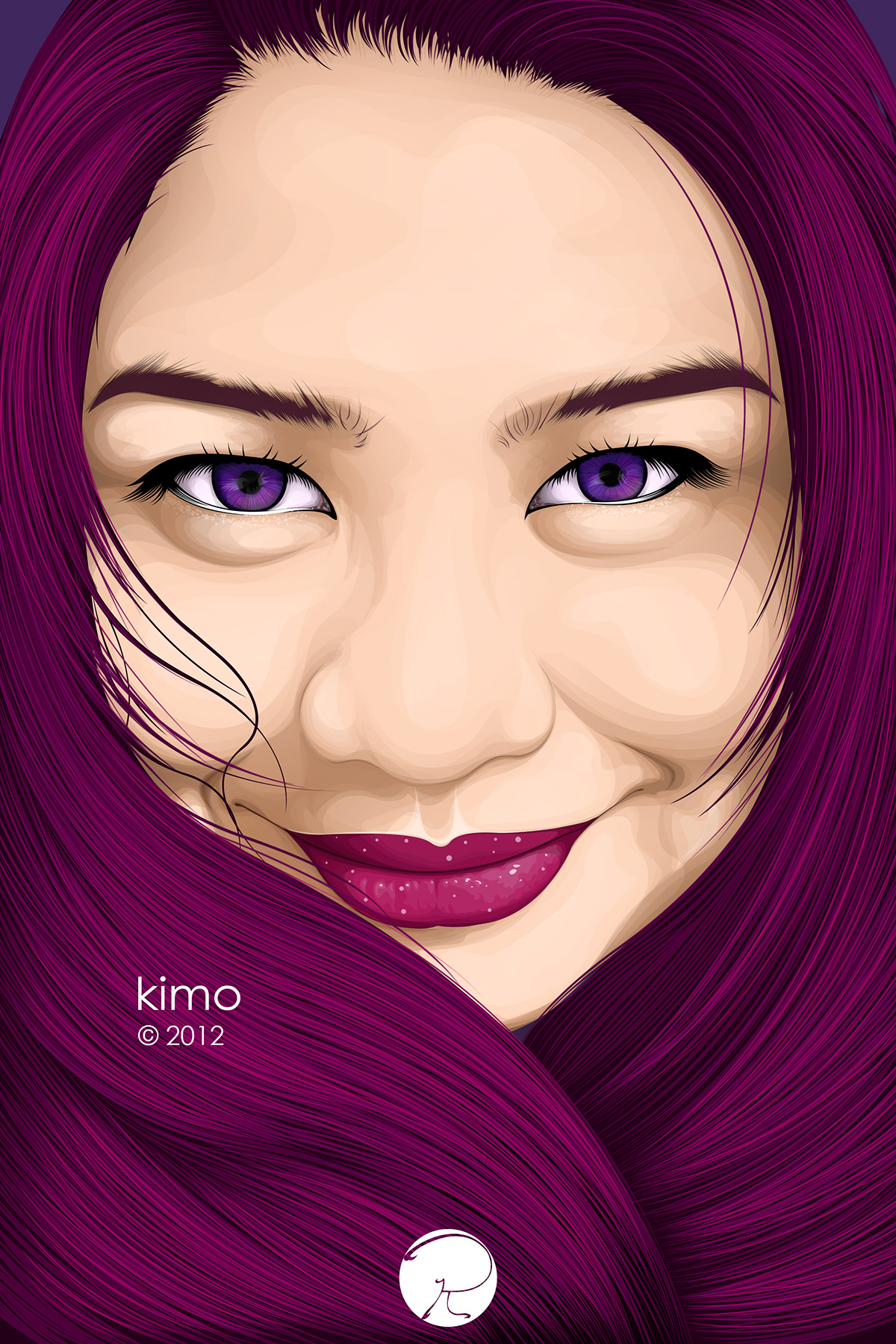 kimo bliss wardrake Filipinos vector vexel woman hair
