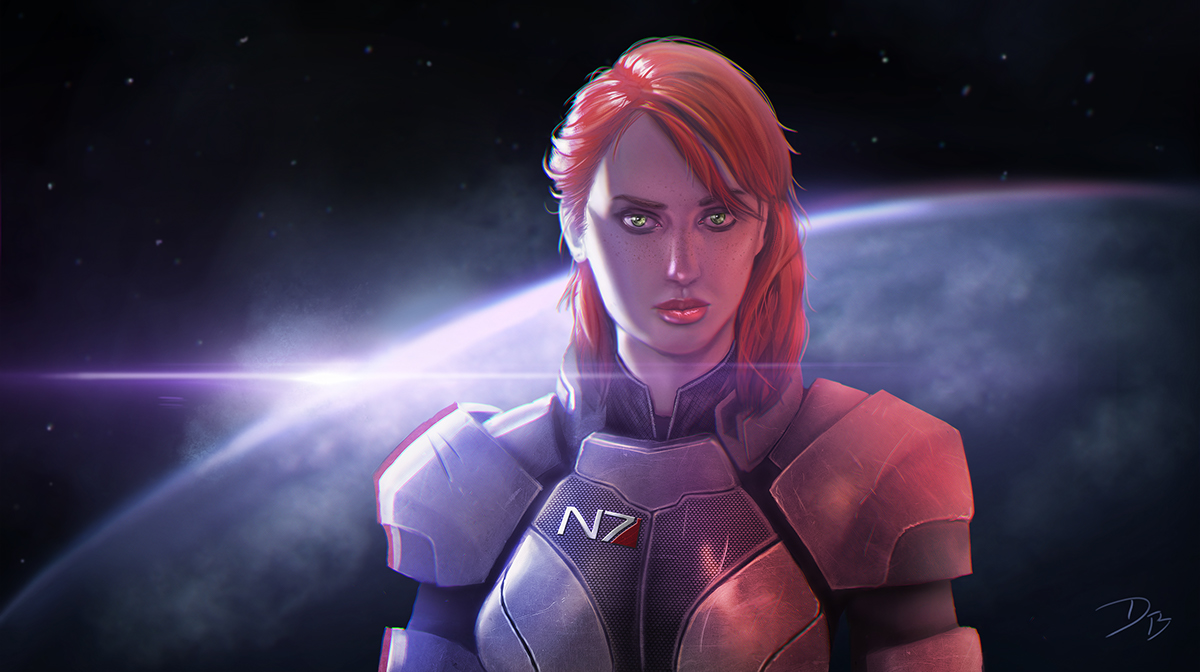 Commander Jane Shepard of Mass Effect on Behance. www.behance.net. 