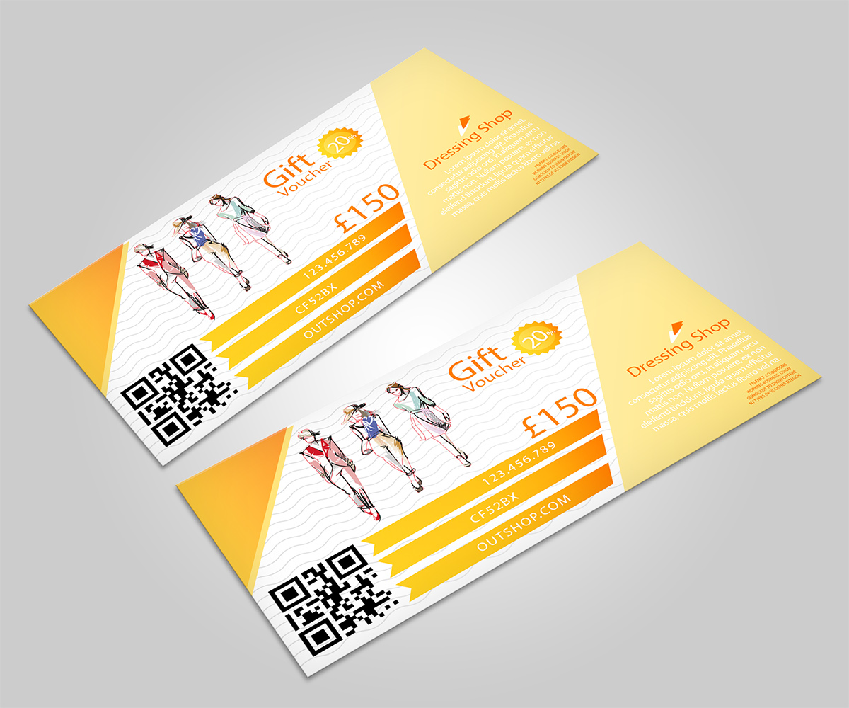 gift voucher gift cards gift cards example editorial Mockup graphic design  Templates Gift Voucher