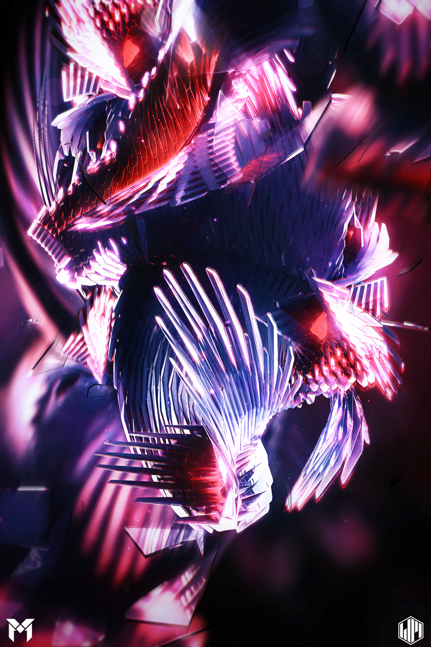 The Artifice phase one Emergence abstract Exhibition  digital 3D
