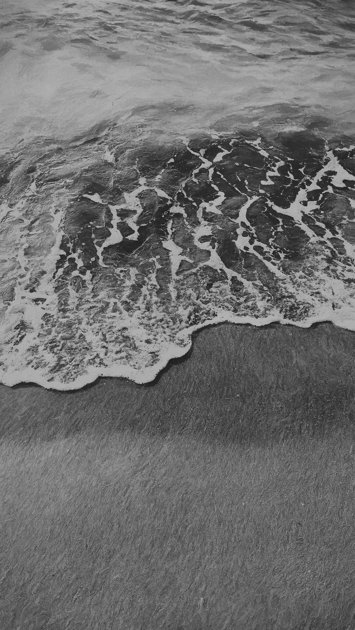bnw dunes fine art NVENTFISCHER one day on earth Pencil drawing sand sea un jour sur tere waves