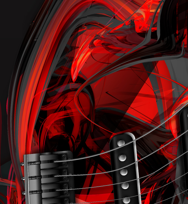 abstract guitar vector rock mu Sebastian Illustrator rock music