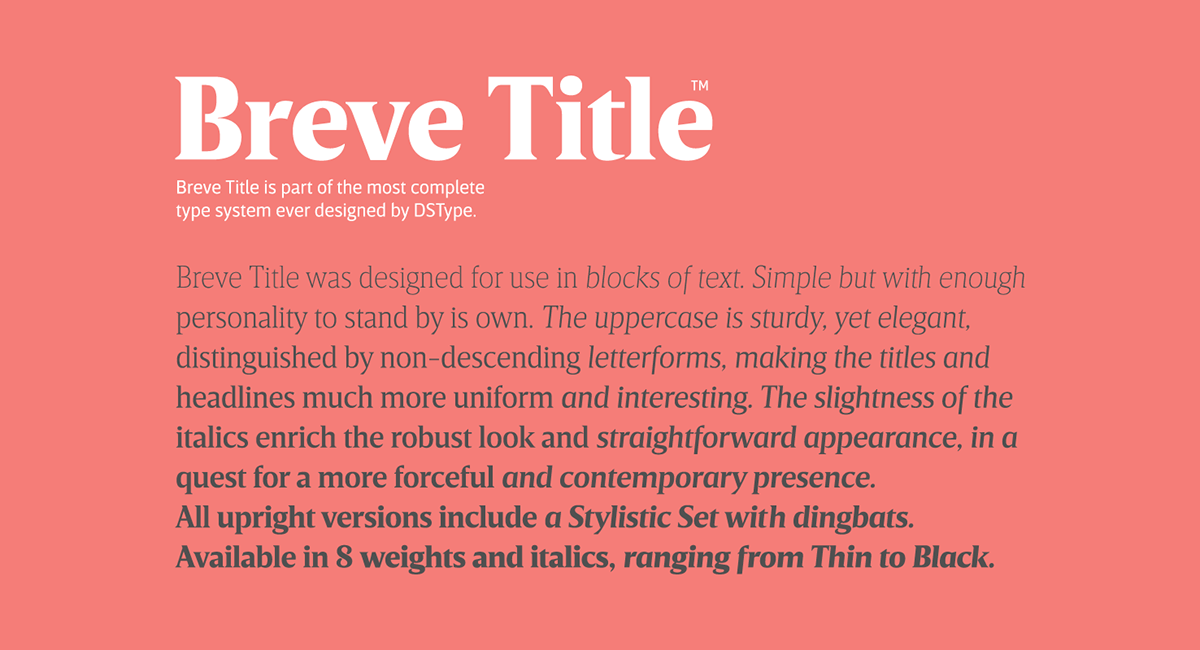 breve Dino dos Santos Typeface font Super Family text Title Display news DSType