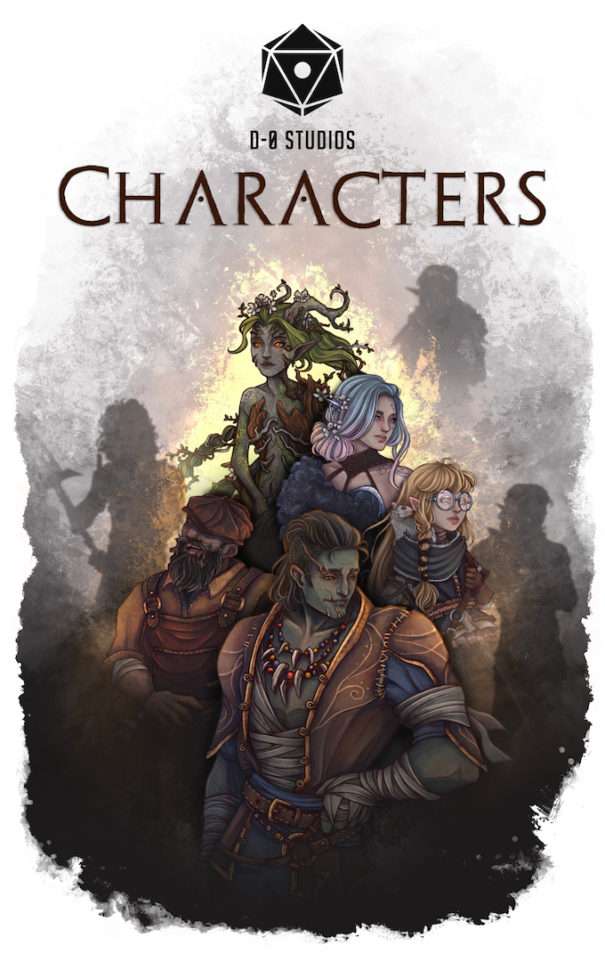 Character design  concept art digital illustration dnd fantasy rpg tabletop visual novel