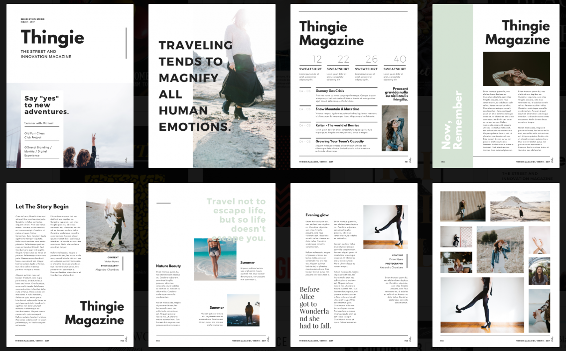 magazine magazine template magazine layout Design Layout template