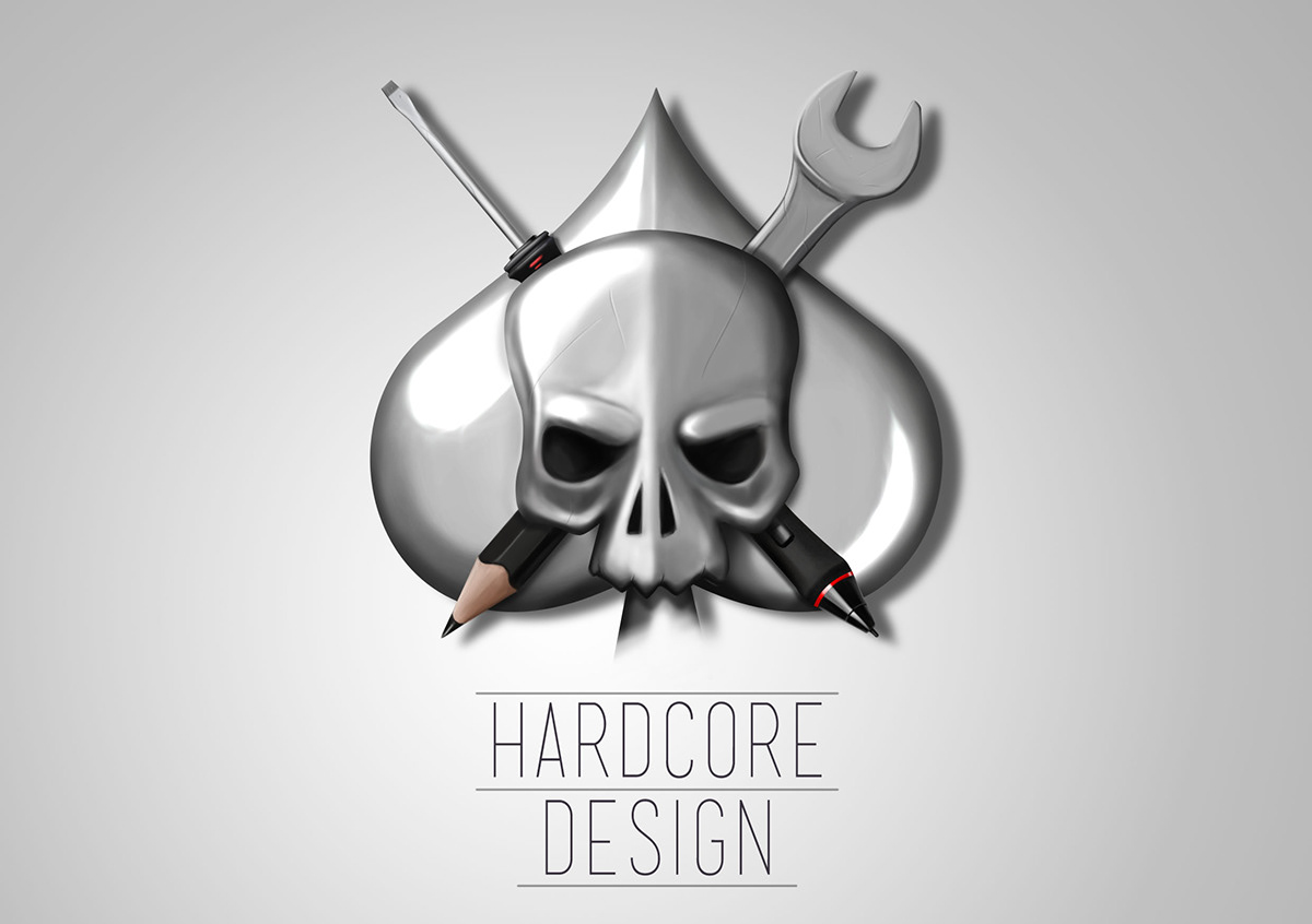 Icon design Grafic Zvezdan Work  Hardcore illustrations creative