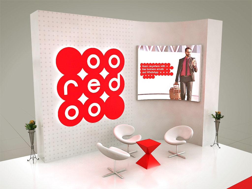 ooredoo Exihibition Stall.
