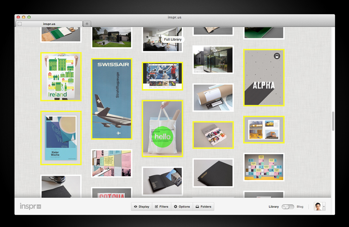 Adobe Portfolio app Web iphone ux UI webapp inspiration grid