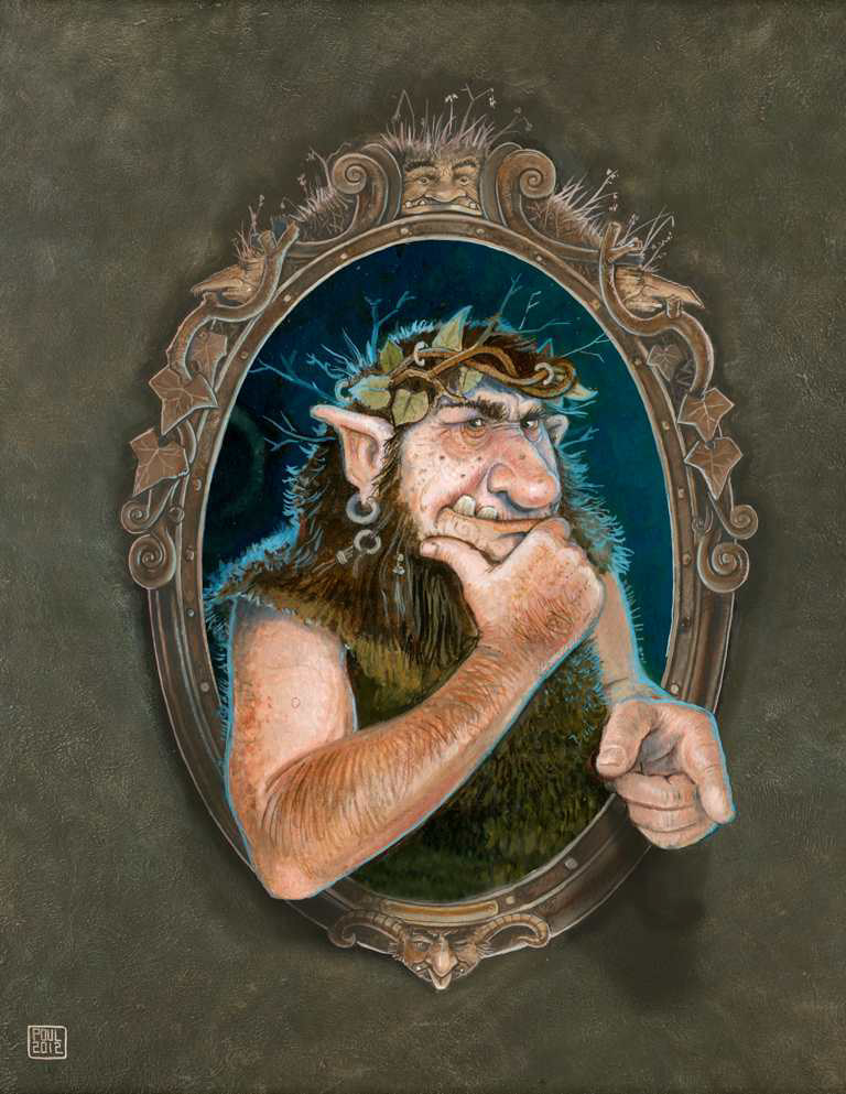 Troll Fantasy Illuration Traditionell book 