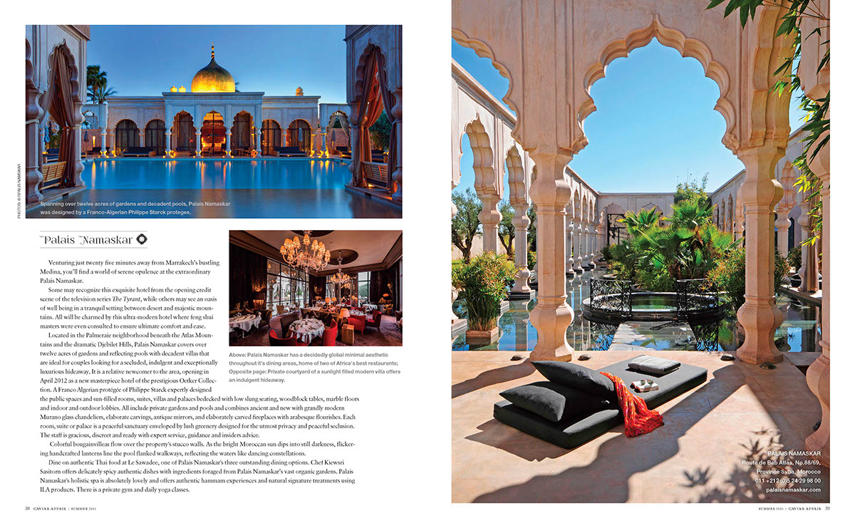 Morocco luxury publication