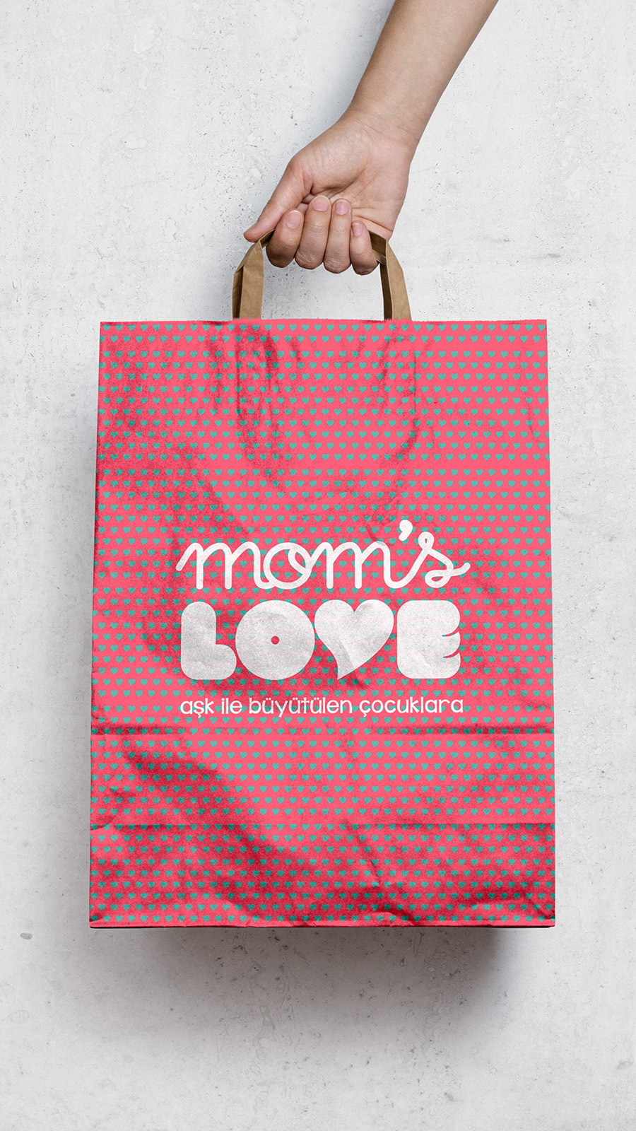 mom Love logo kurumsal kimlik Corporate Identity hatay shop Magaza kid çocuk alışveriş  Shopping