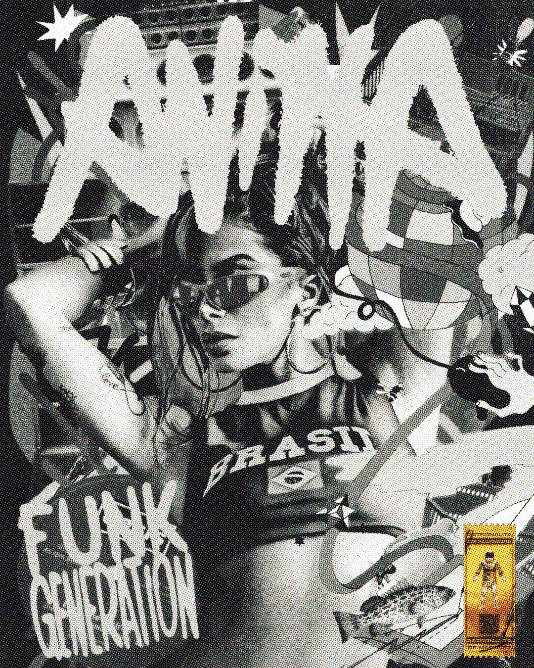 art poster Funk anitta collage Digital Art  ILLUSTRATION  Drawing 