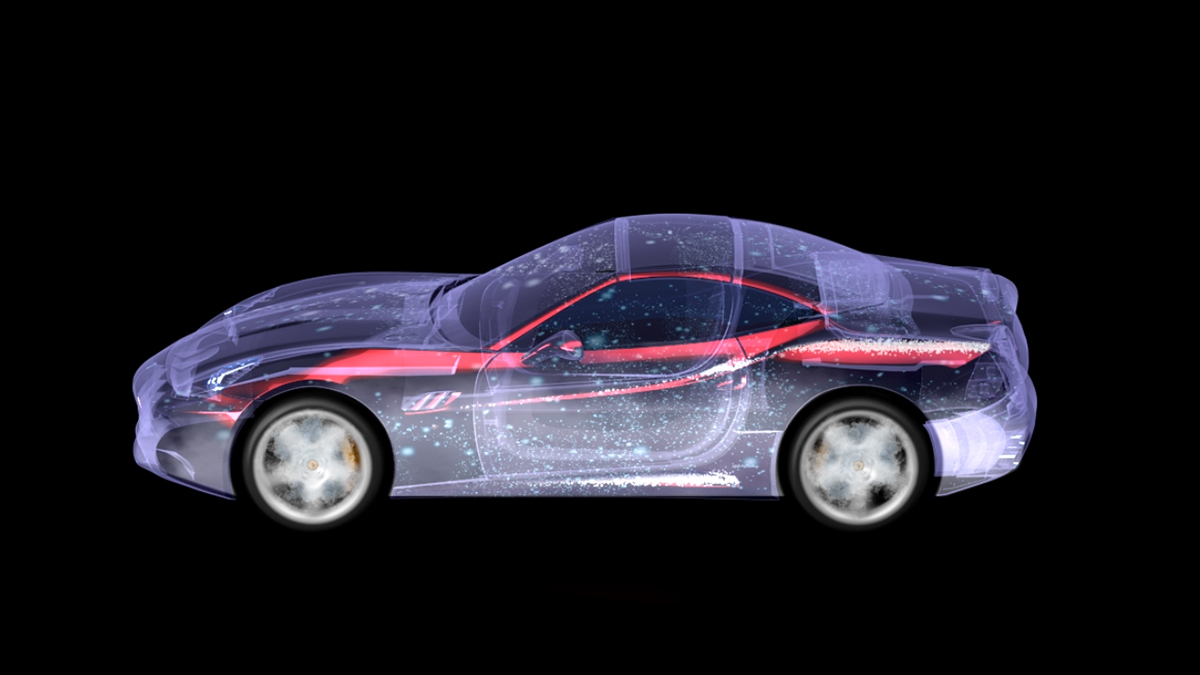 shell v-power Nitro+ Ferrari California projection mapping video mapping gökhan alpak