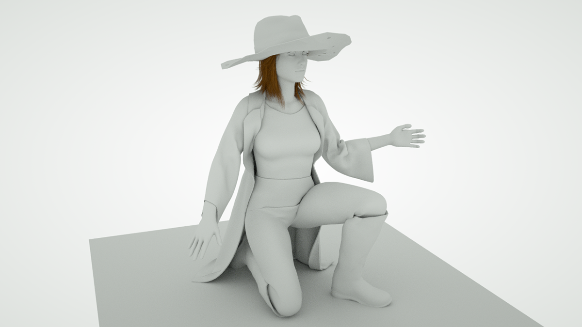 3D Character design  Unreal Maya Digital Art  game design 
