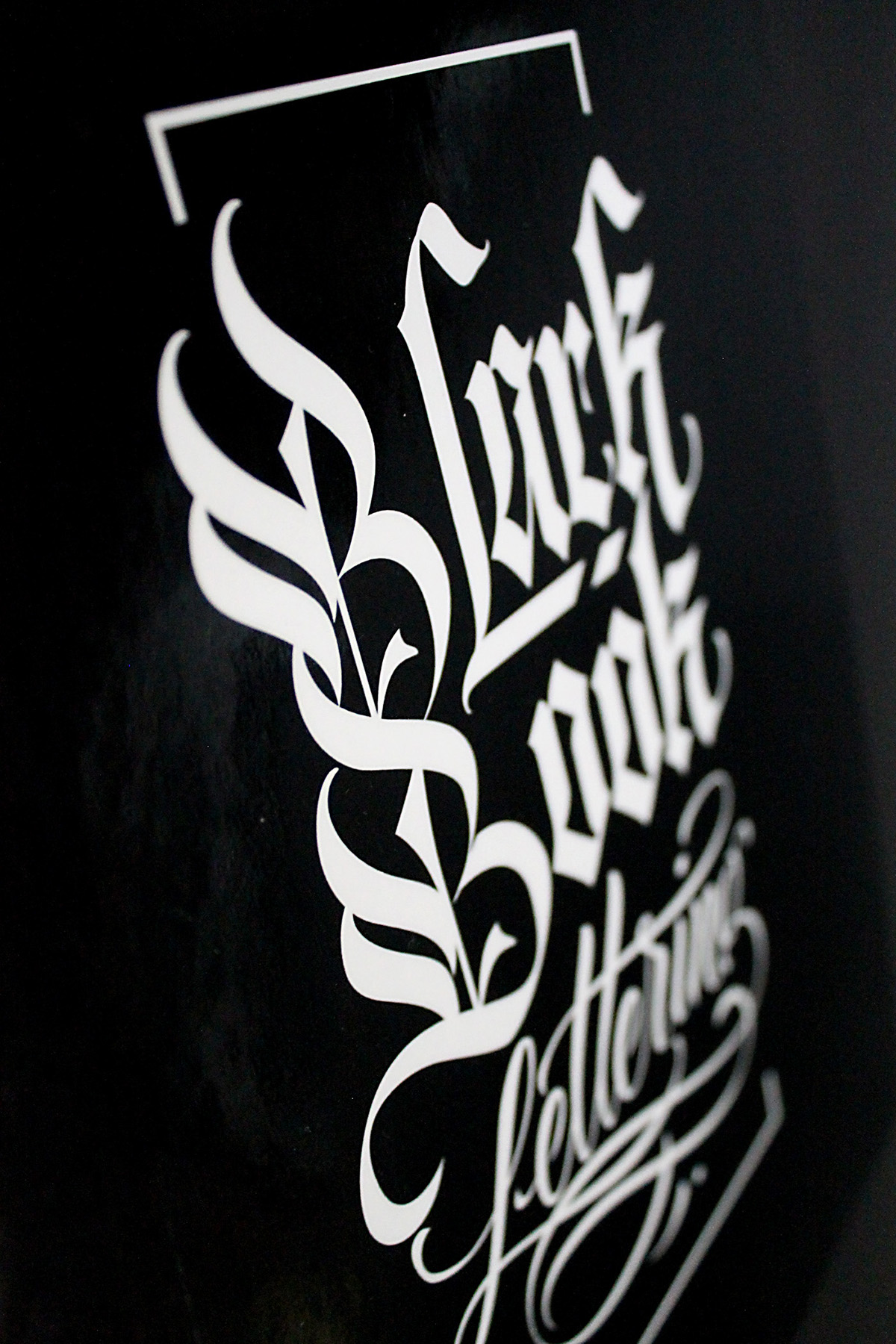 The Black Book Lettering. on Behance