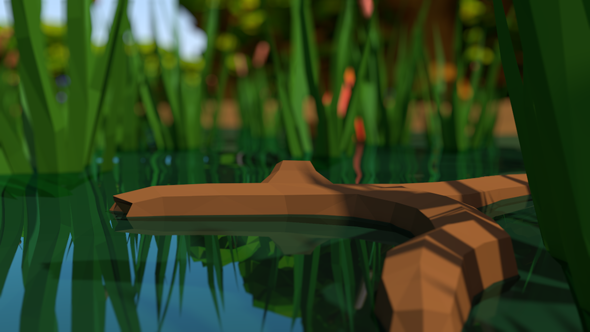 c4d Ae Nymphea lowpoly