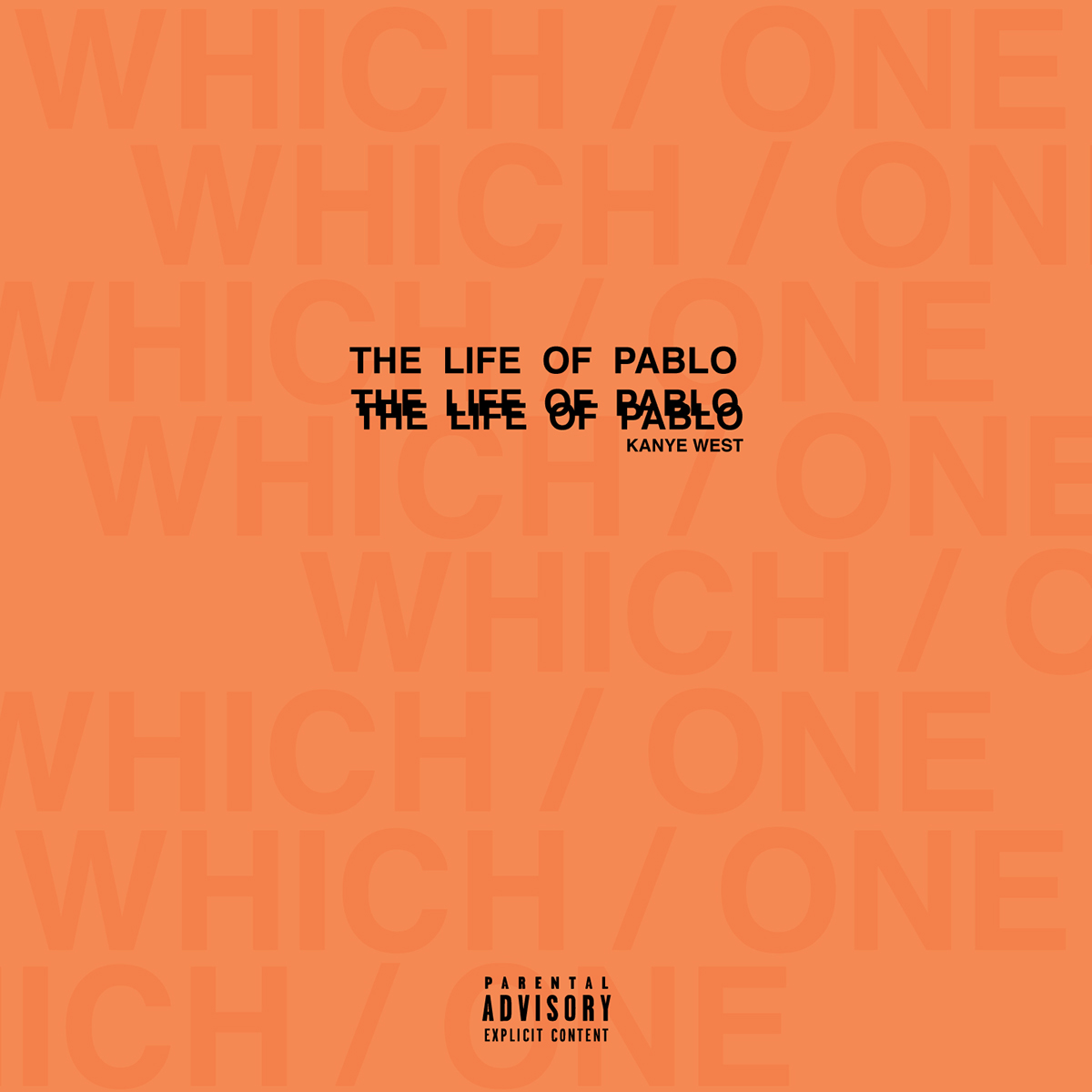11. The Life Of Pablo Alternate Cover Concept. 