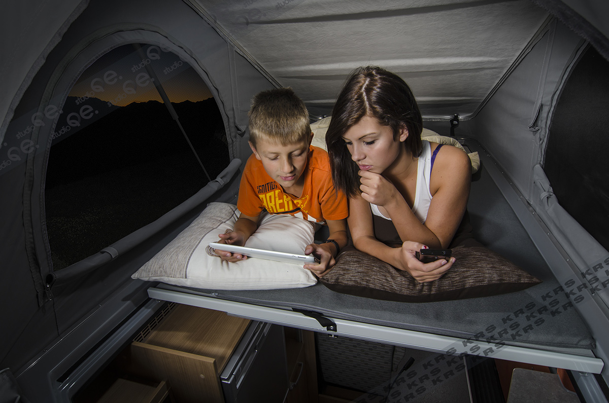 car camping Campervan luxury furniture Travelling