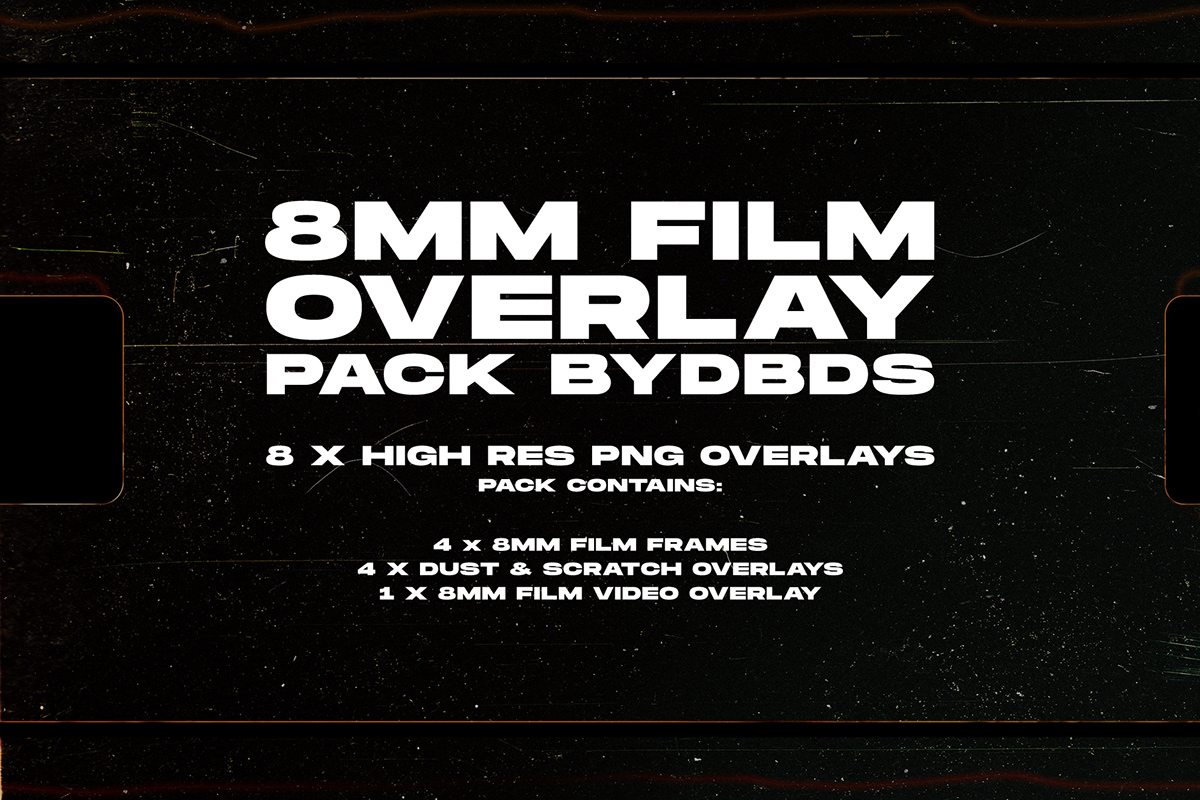 8mm Film Overlay Pack Bydbds On Behance