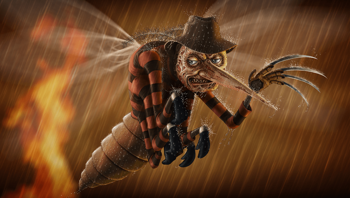 art Art conception Character design  dengue Drawing  Horror Art ILLUSTRATION  mosquitos movie villain