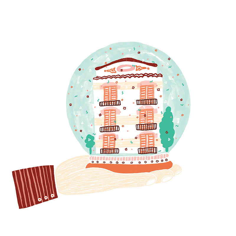 inspiration colours Drawing  handmade ILLUSTRATION  editorial texture architecture tourism