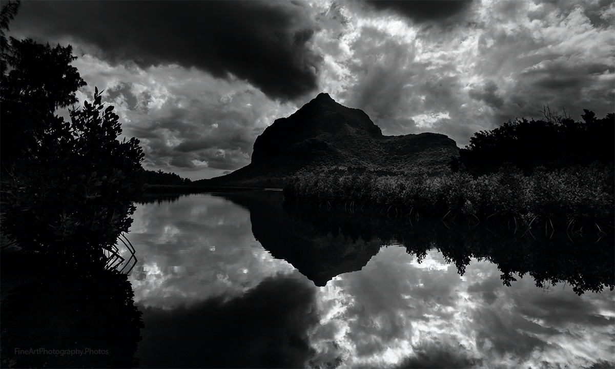 mauritius seascapes landscapes Monochromes black and white sunsets Evening Tropical photos