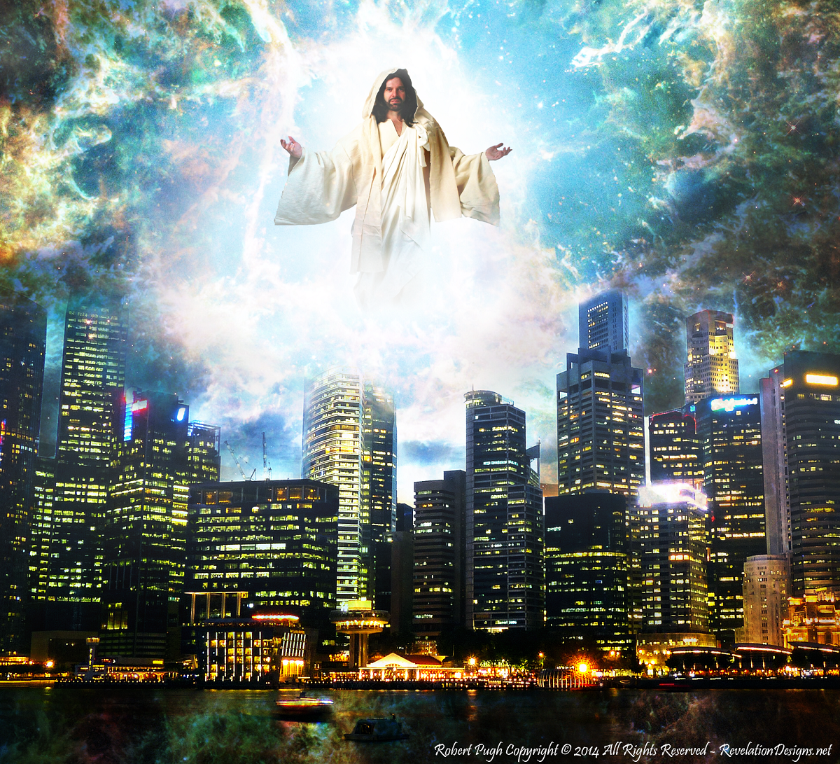 jesus Christian rapture Religeous photomanipulation