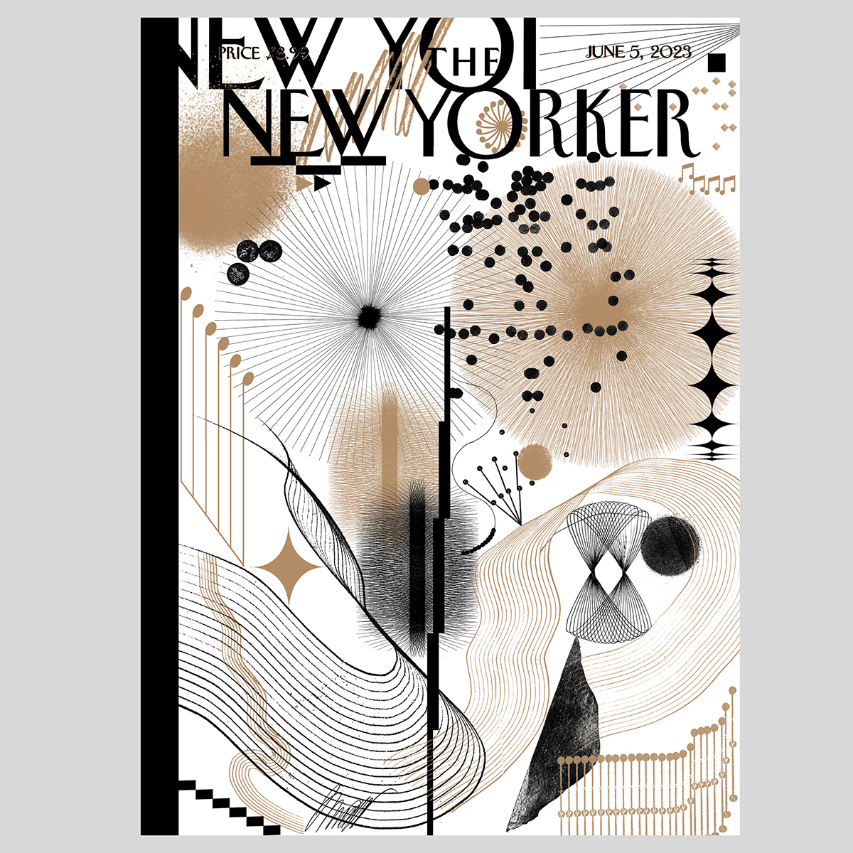 music New Yorker Cover synesthesia rhythms interactive motion design